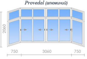 Остекление балкона WDS